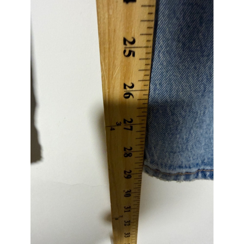 Abercrombie & Fitch The 90s Straight Ultra High Rise Jeans Light Wash 32 14s - Picture 8 of 8